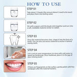 Tools included in the Hemocryptic temporary teeth restoration set