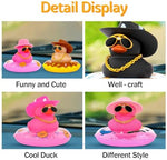 Wonuu car duck with removable donut float and necklace