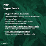 Isntree Mugwort Calming Clay Mask protective inner seal on the 100ml packaging