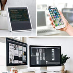 Demonstrating the smooth sliding action of the imluckies privacy shield.