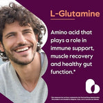 Bestvite L-Glutamine 240 capsules supplement label details