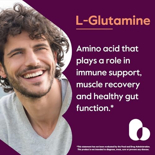 Bestvite L-Glutamine 240 capsules supplement label details