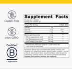Metagenics OmegaGenics 60 Softgels omega 3 supplement facts panel