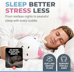 Long stuffed animal cuddle pillow in small twenty three inch size for sleeping comfort