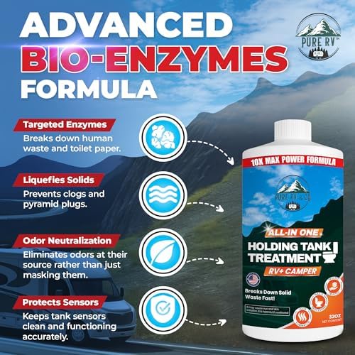 Active Pure RV tank cleaner bottle label details