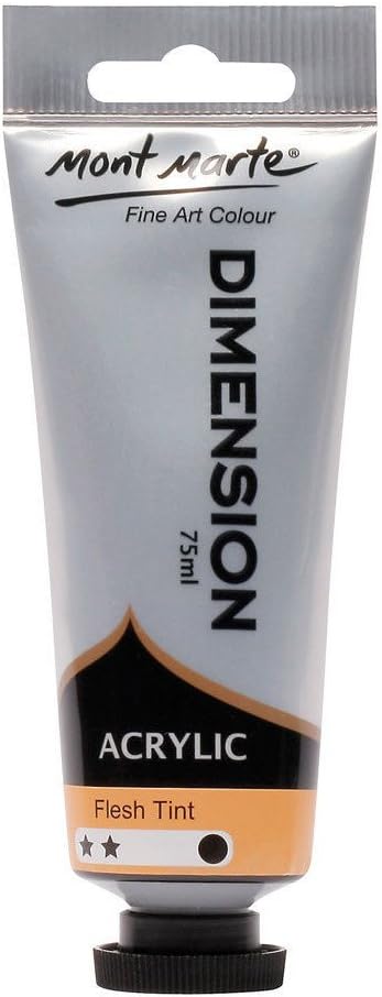 Mont Marte 75ml acrylic paint cap and nozzle detail