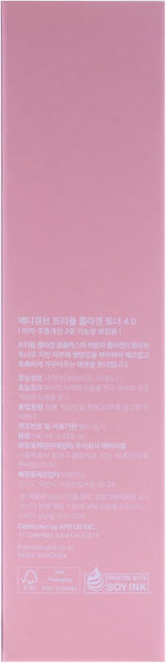 Medicube Triple Collagen Toner bottle back label details