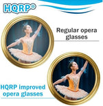HQRP pink pearl opera glasses close up of the central focus wheel