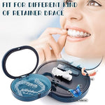 Close up view of Longmon portable dental guard container