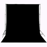 HMTFOTO black backdrop for photography front view studio background
