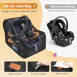 Yorepek car seat cover side pocket storage feature