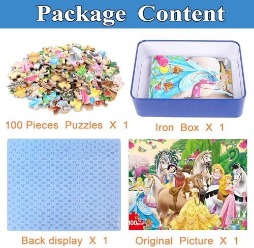 Bexido premium kids puzzle packaging dimensions and colorful graphics