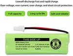 Side view of the QTKJ phone handset battery pack showing cell construction