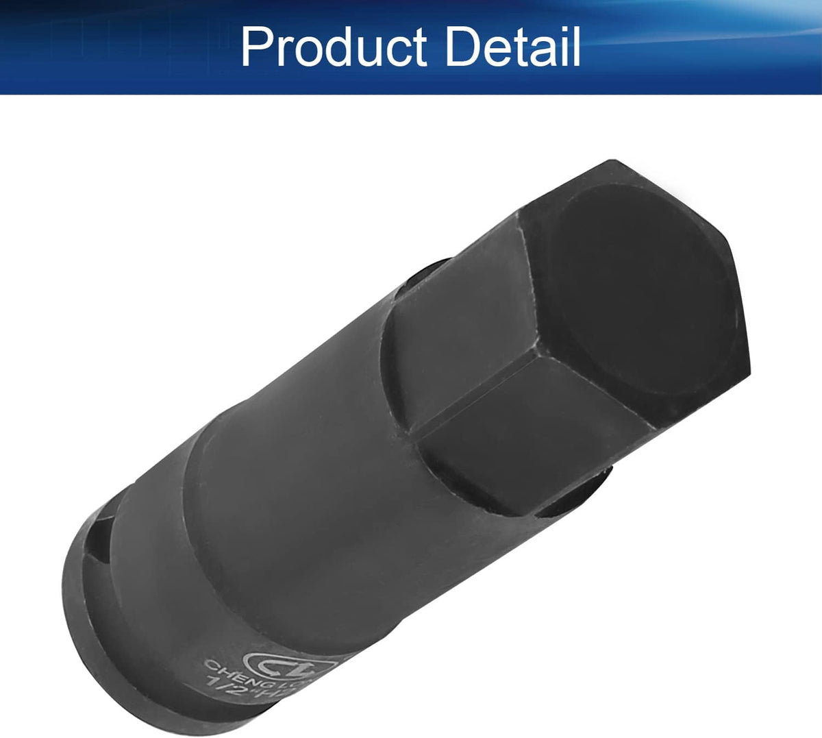 Auniwaig Hex Impact Bit Socket, Allen Head Sockets 1/2 inch Drive, 22mm Hex Impact Socket, Cr-Mo Steel, Master Impact Hex Driver - Image 12