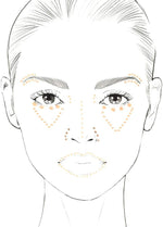 Swatch sample of Light/Medium Warm shade on skin tone.