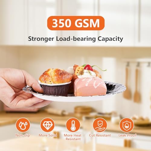 Disposable tableware set for 24 guests with dragon motif