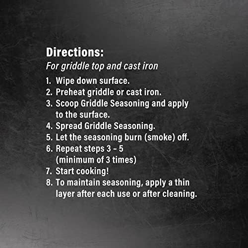 Two in one rust protection formula for Blackstone outdoor grill grates