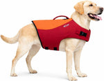 Lovelonglong dog life jacket front view high buoyancy pet safety vest