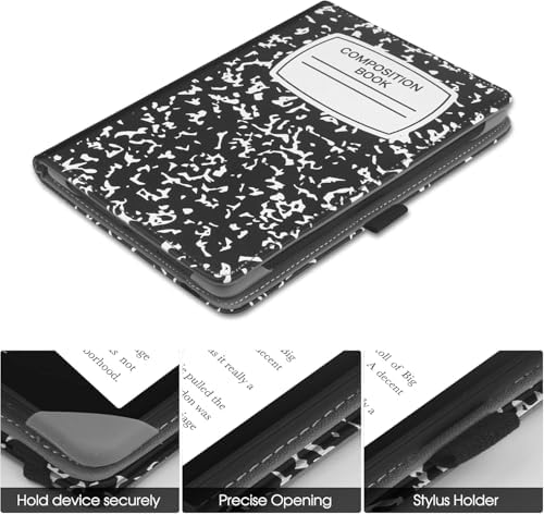 Side view of Hgwalp eReader folio case