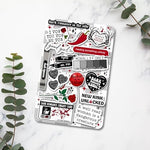 Application demonstration of Kindle insert in clear cover