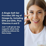 Carlson Labs wild caught cod liver oil gems dietary supplement overview