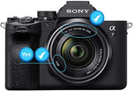 Two pack black 55mm camera lens covers with elastic keeper leashes