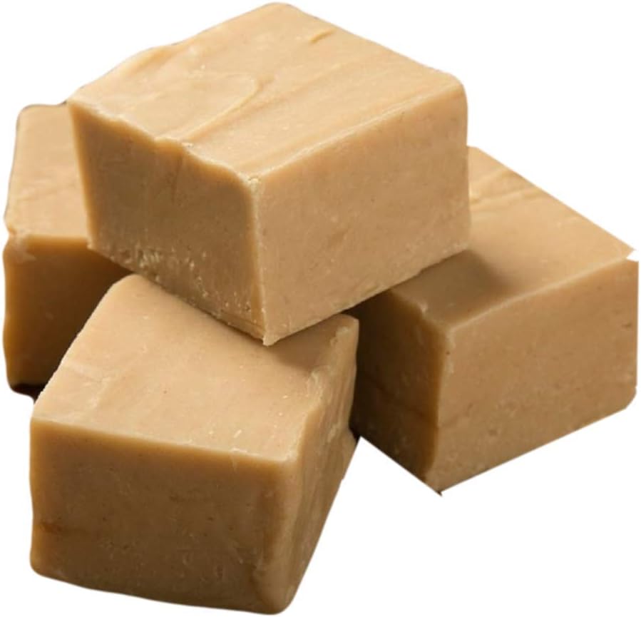 One pound box of gourmet handmade chocolate walnut fudge blocks