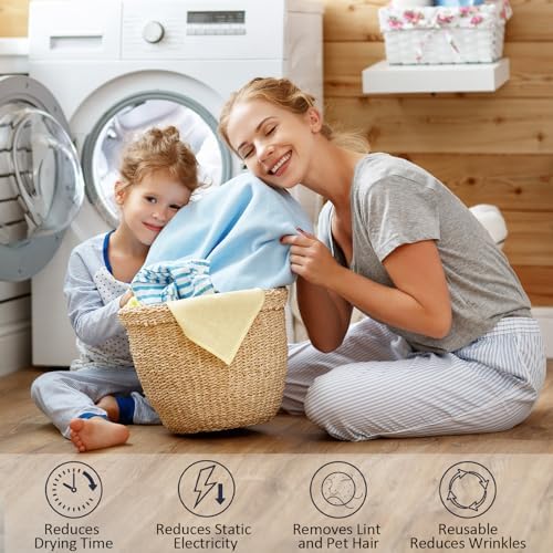 Hypoallergenic ecological wool spheres designed for energy saving home fabric care solutions