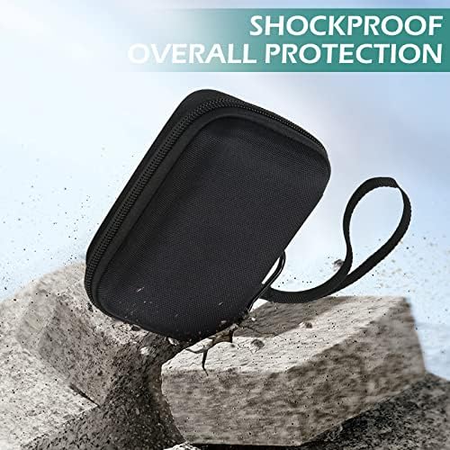 Internal elastic mesh pocket holding a black USB charging cable inside the travel bag