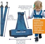 Child wearing Mommy's Helper Kid Keeper harness for walking