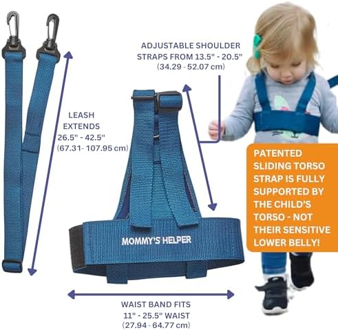 Child wearing Mommy's Helper Kid Keeper harness for walking