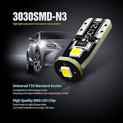 SiriusLED map and dome light replacement kit showing compact dimensions.