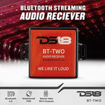 Side profile of the weather resistant heavy duty casing of the DS18 powersports audio adapter