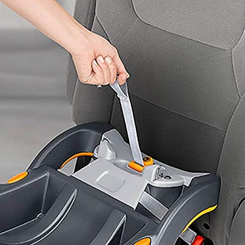 Rear facing Chicco baby car seat base dual package showcasing ReclineSure leveling foot.