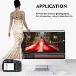 TERSUM 8x10FT white photo booth background showing the integrated top rod pocket setup