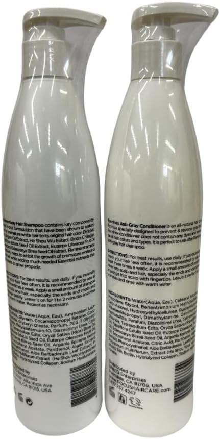 Reminex anti gray hair shampoo lifestyle usage