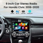 Wireless Apple CarPlay screen display on Biorunn car radio