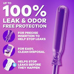CleanSeal wrapper demonstrated for easy and hygienic tampon disposal.