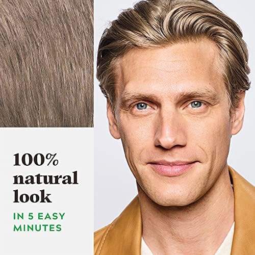 Side panel of Just For Men Shampoo-In Color detailing 5 minute application instructions