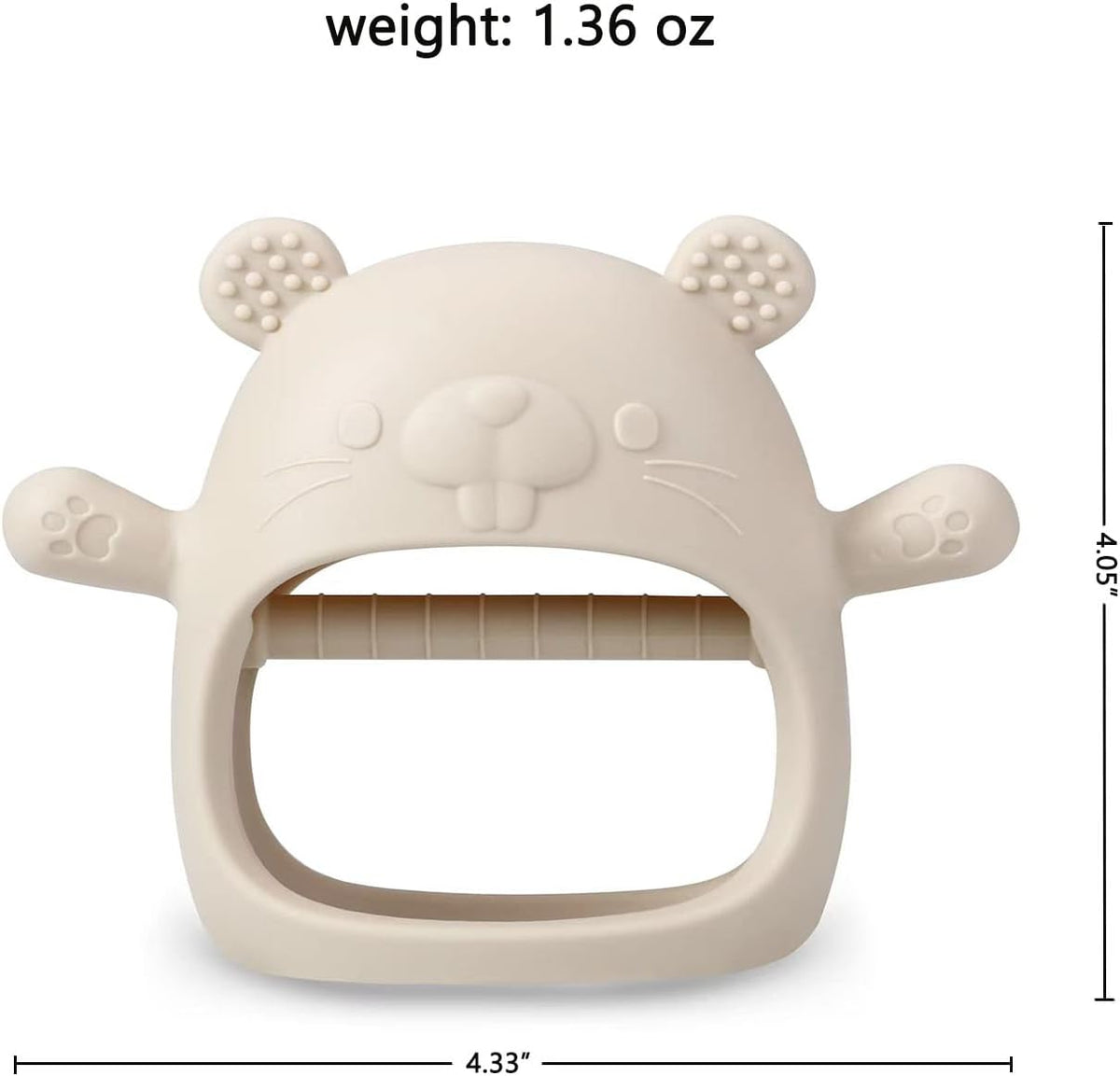 PandaEar 2 pack teething toys for infants