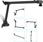 PDPBath Shower Extension Arm, 16" Upgrade Solid Brass Shower Head Extender, Adjustable Height Extended with G1/2 Universal Connection for Rain & Handheld Shower Head - Oil Rubbed Bronze - Image 10