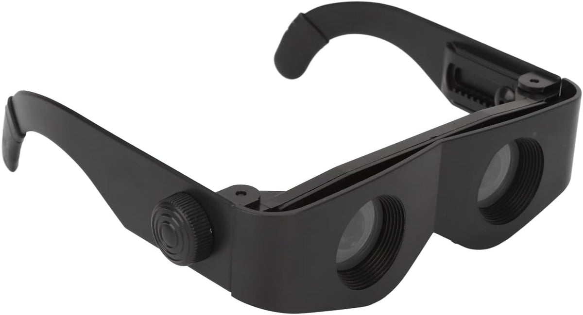 Yinhing Professional Fishing Binocular Glasses front view showcasing the black wearable frame design.