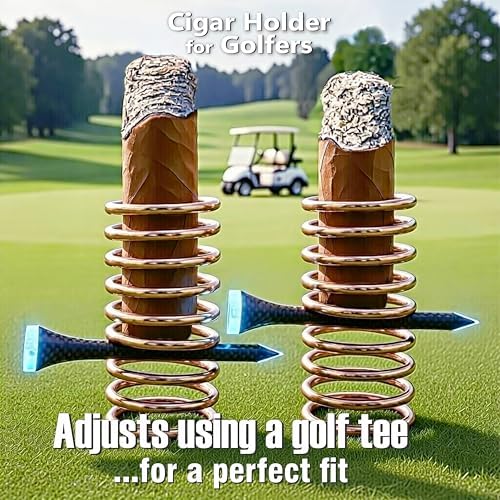 Magnetic Cigar Holder for Golf Cart, Solid Copper Construction, Fits Any Cigar Length, Golf Cart Accessory - Image 4