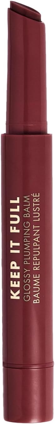 Milani peptide lip plumper gloss applicator closeup displaying the creamy semi-sheer formula.