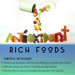 Research Labs Astaxanthin 12mg supplement bottle showing ingredient facts and organic coconut oil blend.