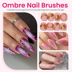 Using Esuohym grabbing pen to create gradient ombre nail design