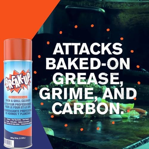 Premium USA imported kitchen degreaser spray foam applied to a cold oven interior.