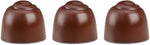 Close up of Cella's dark chocolate covered cherry liquid center