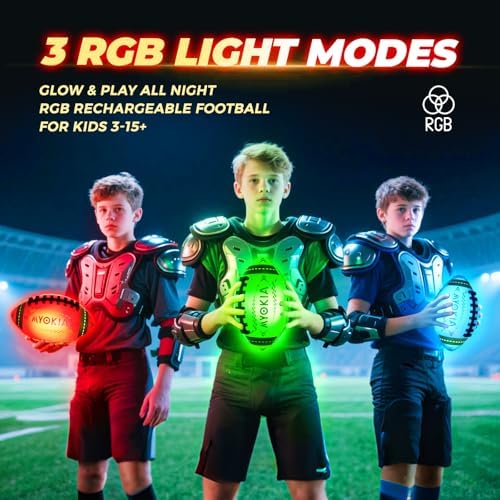 Waterproof rechargeable LED night game football plugged into a USB cable