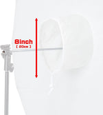 Unplugged Studio umbrella diffuser folded for portability and storage